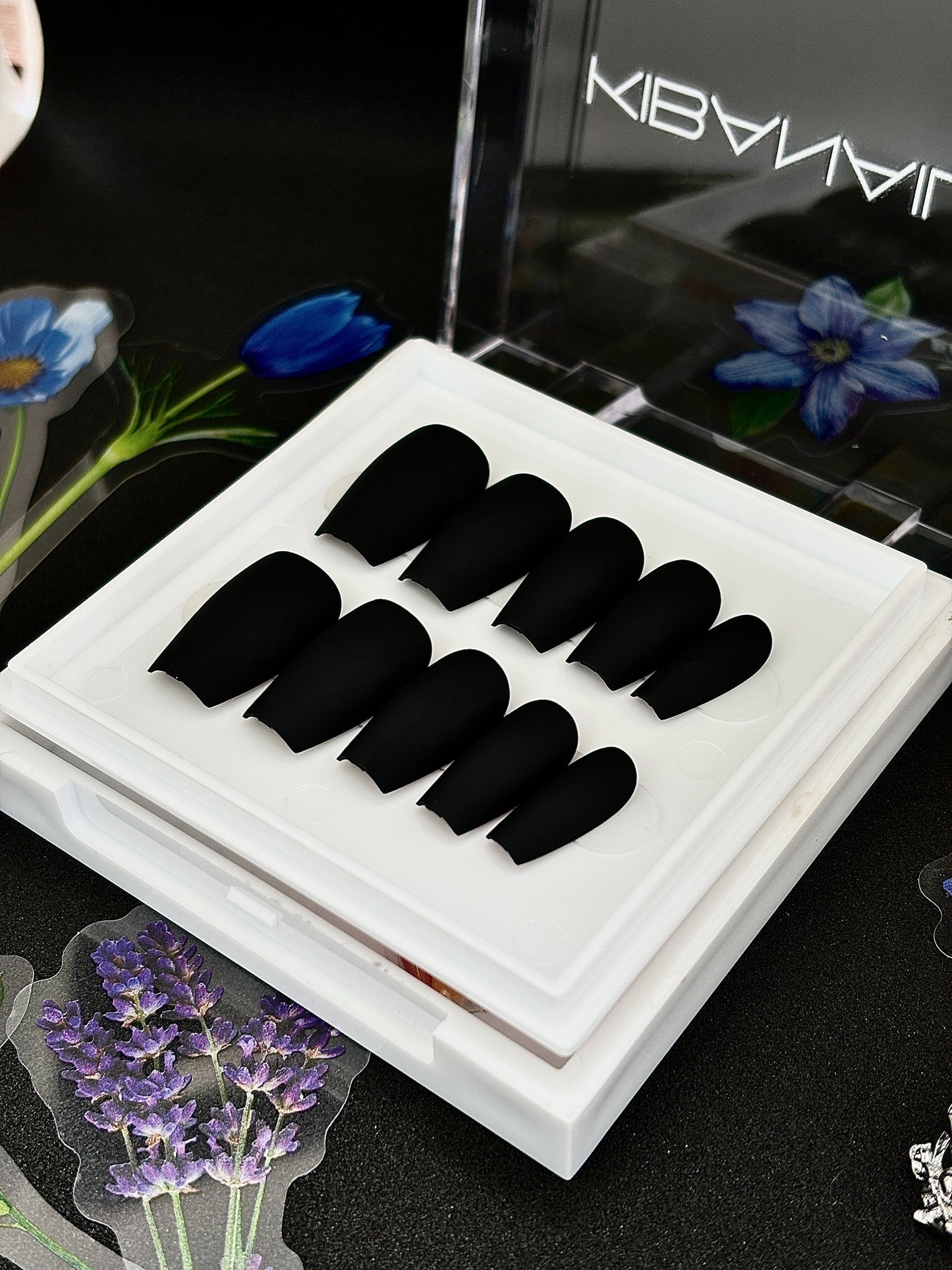 Press-On Nails Black Onyx