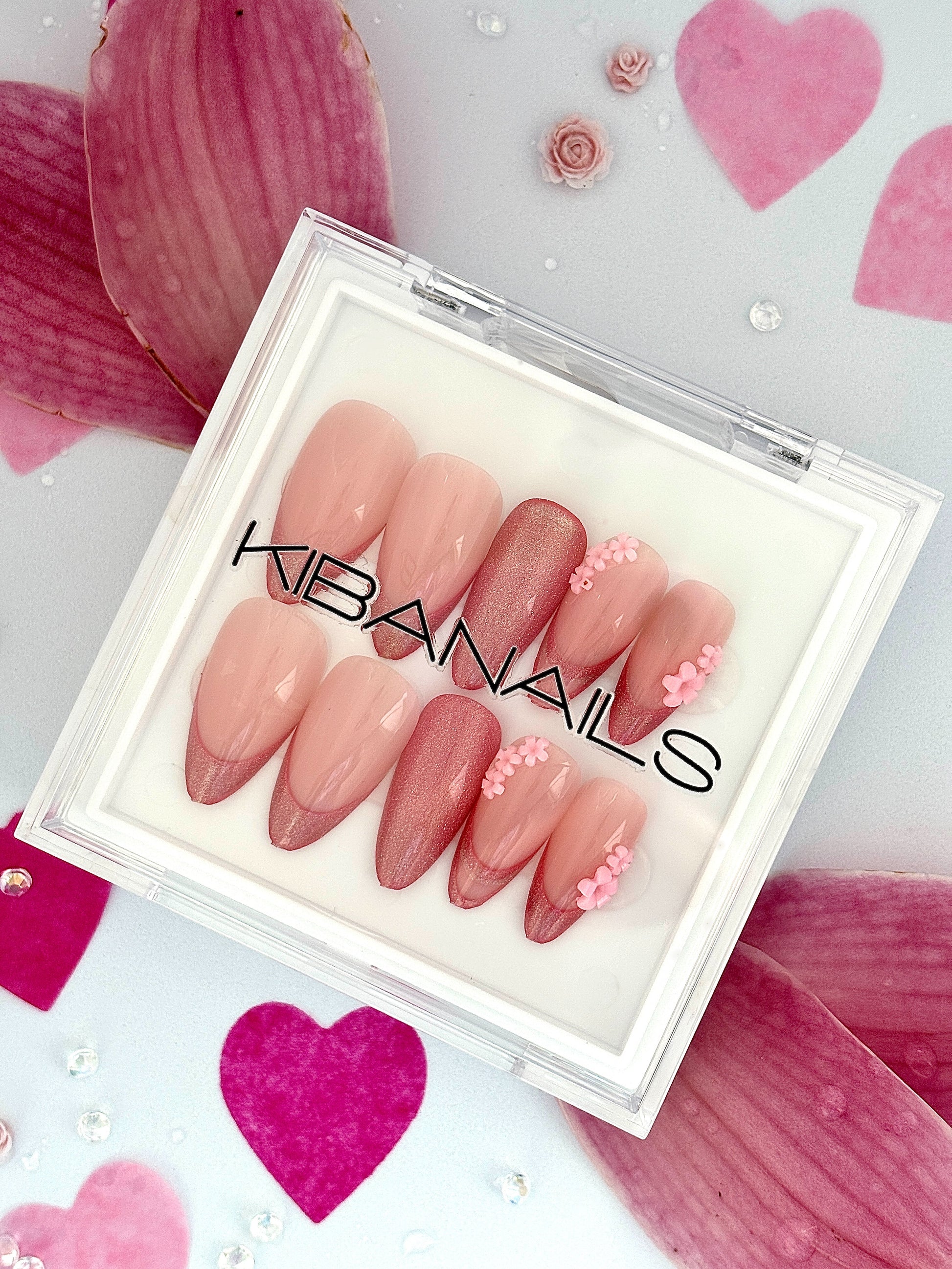 Press-On Nails Blossom Power