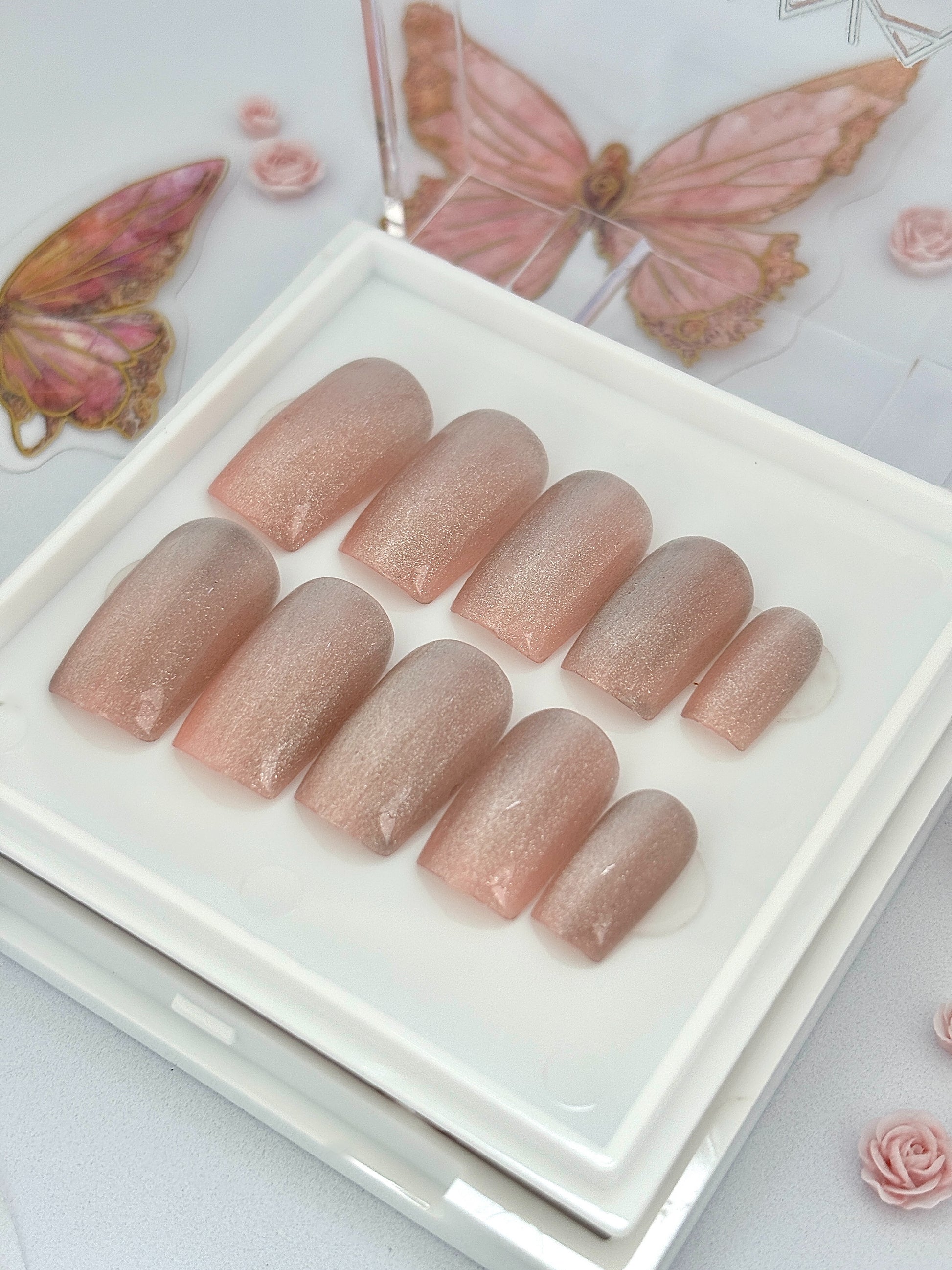 Press-On Nails Lovely Butterfly