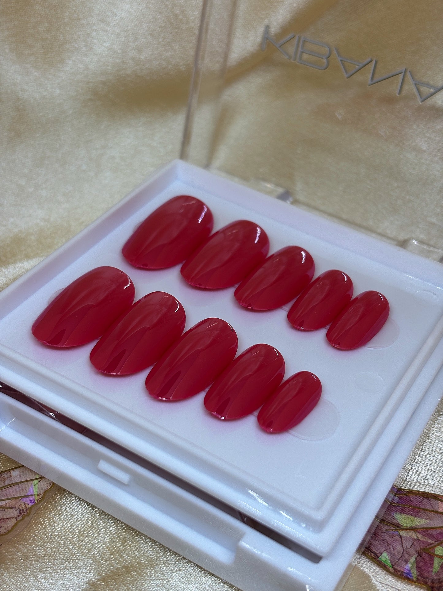 Press-On Nails Pink Lollipop