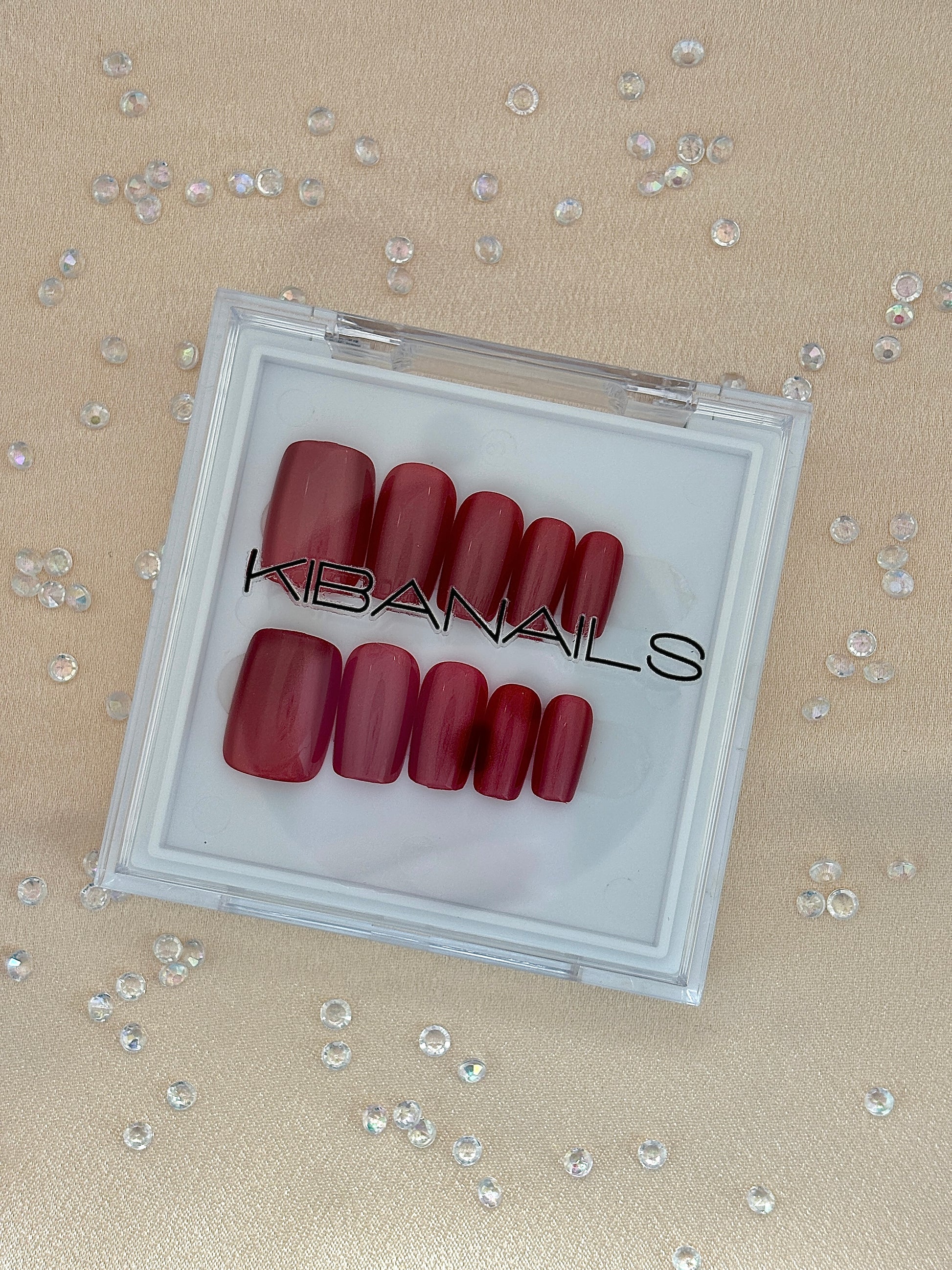 Press-On Nails Ruby Cherry