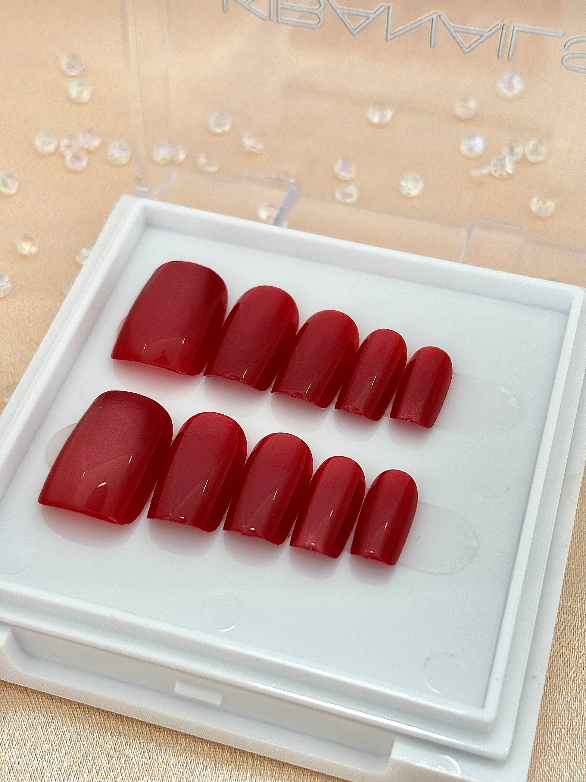 Press-On Nails Ruby Cherry