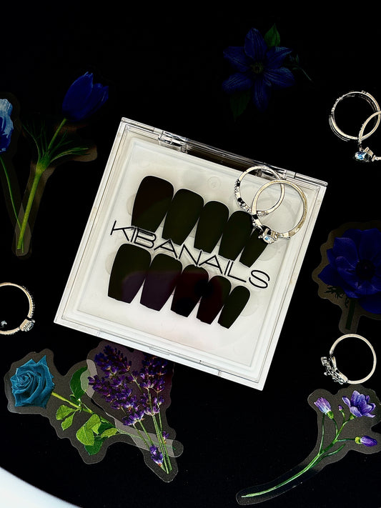 Press-On Nails Black Onyx