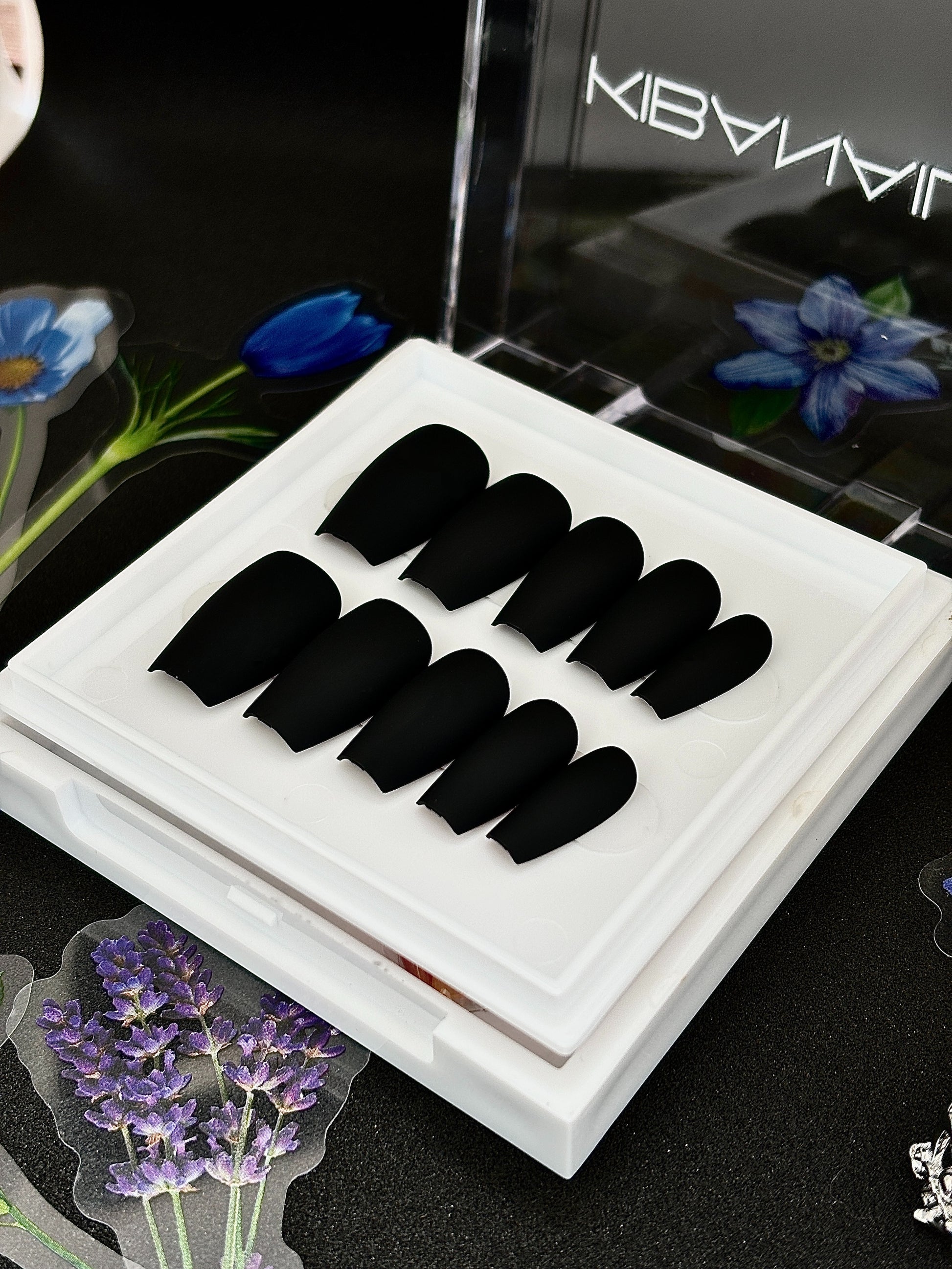 Press-On Nails Black Onyx