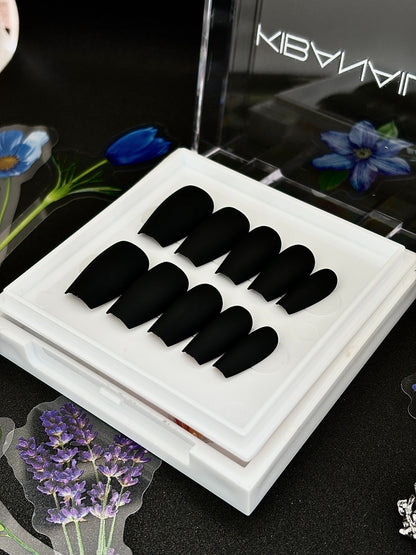 Press-On Nails Black Onyx