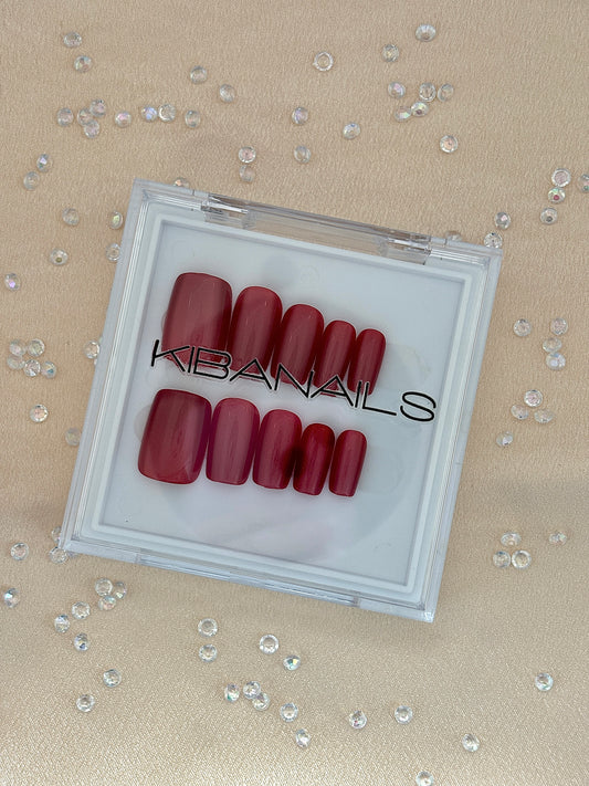 Press-On Nails Ruby Cherry